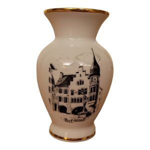 Biel Bienne Switzerland Souvenir Vase Vintage  Ottlinger Sevelen